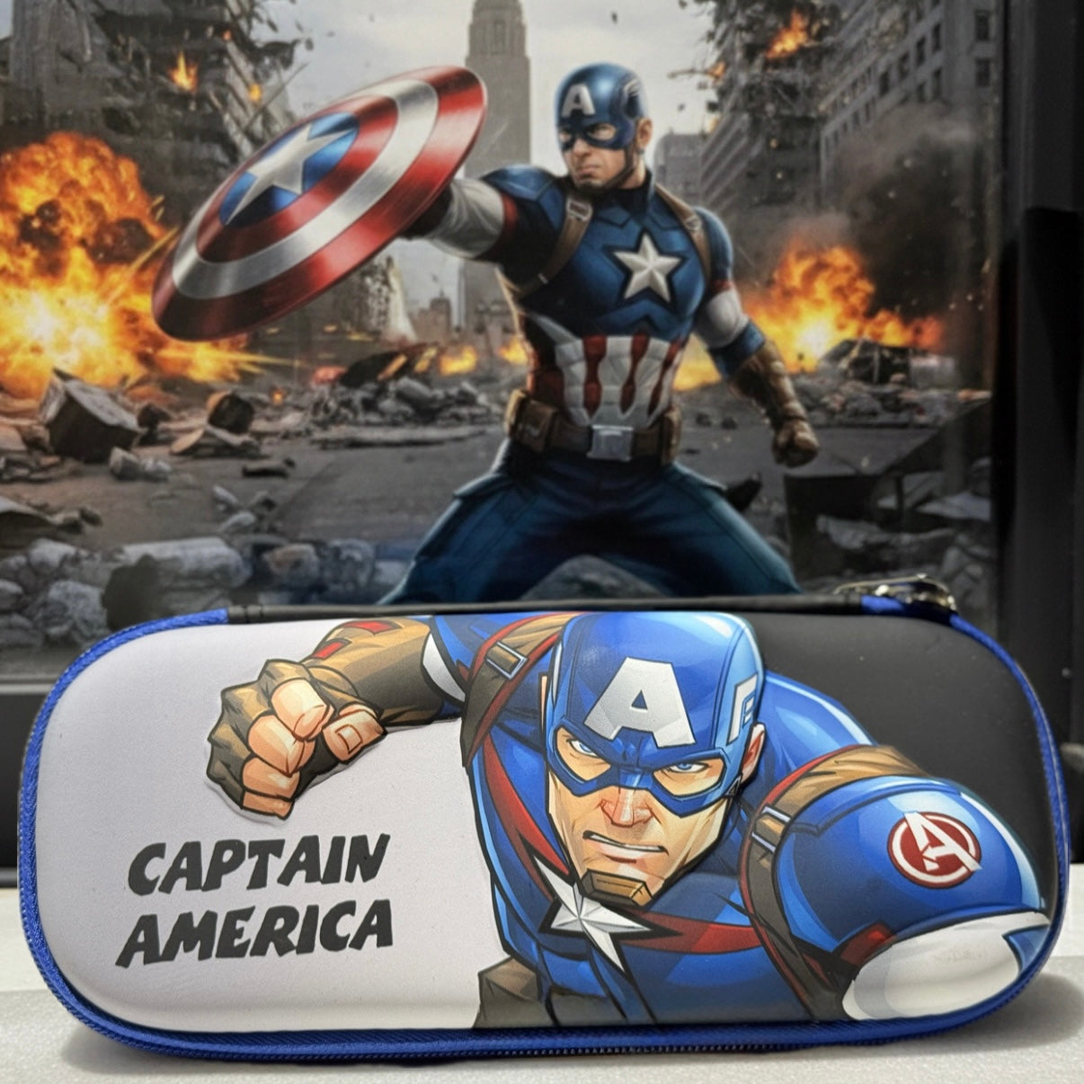 Captain America Marvel Hardtop Pencil Case