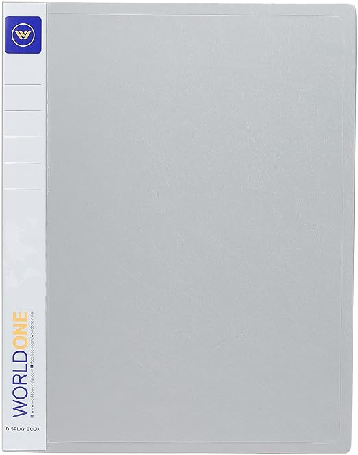 Worldone A4 Size | Presentation Display Book File | Made of 1 mm Virgin PP Sheet |