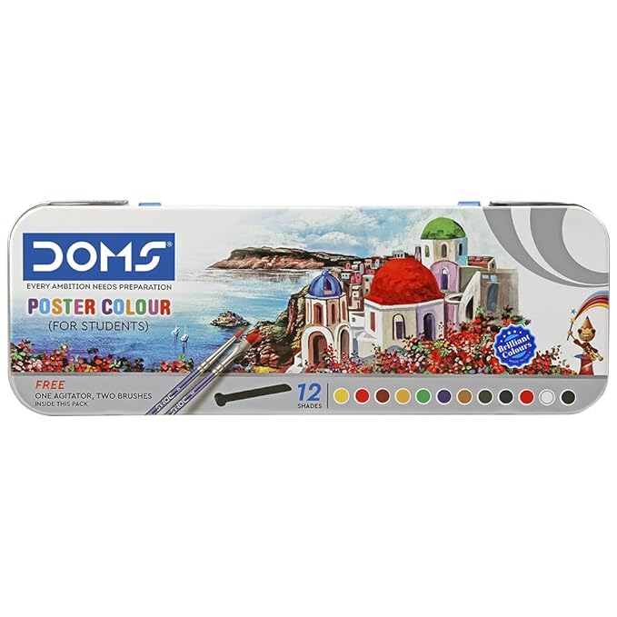 Doms 12 Shades Poster Colours |