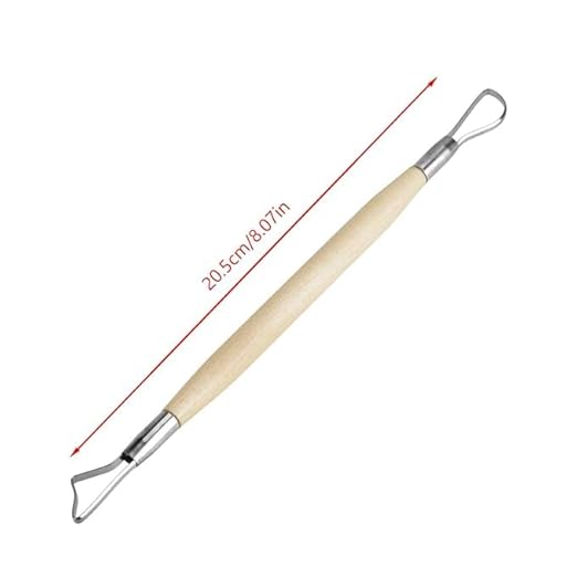 Ceramic Clay Tools Set, Birch 6Pcs Pottery Tools, for Wax Sculpting Ceramics Carving Jewelry Design Use