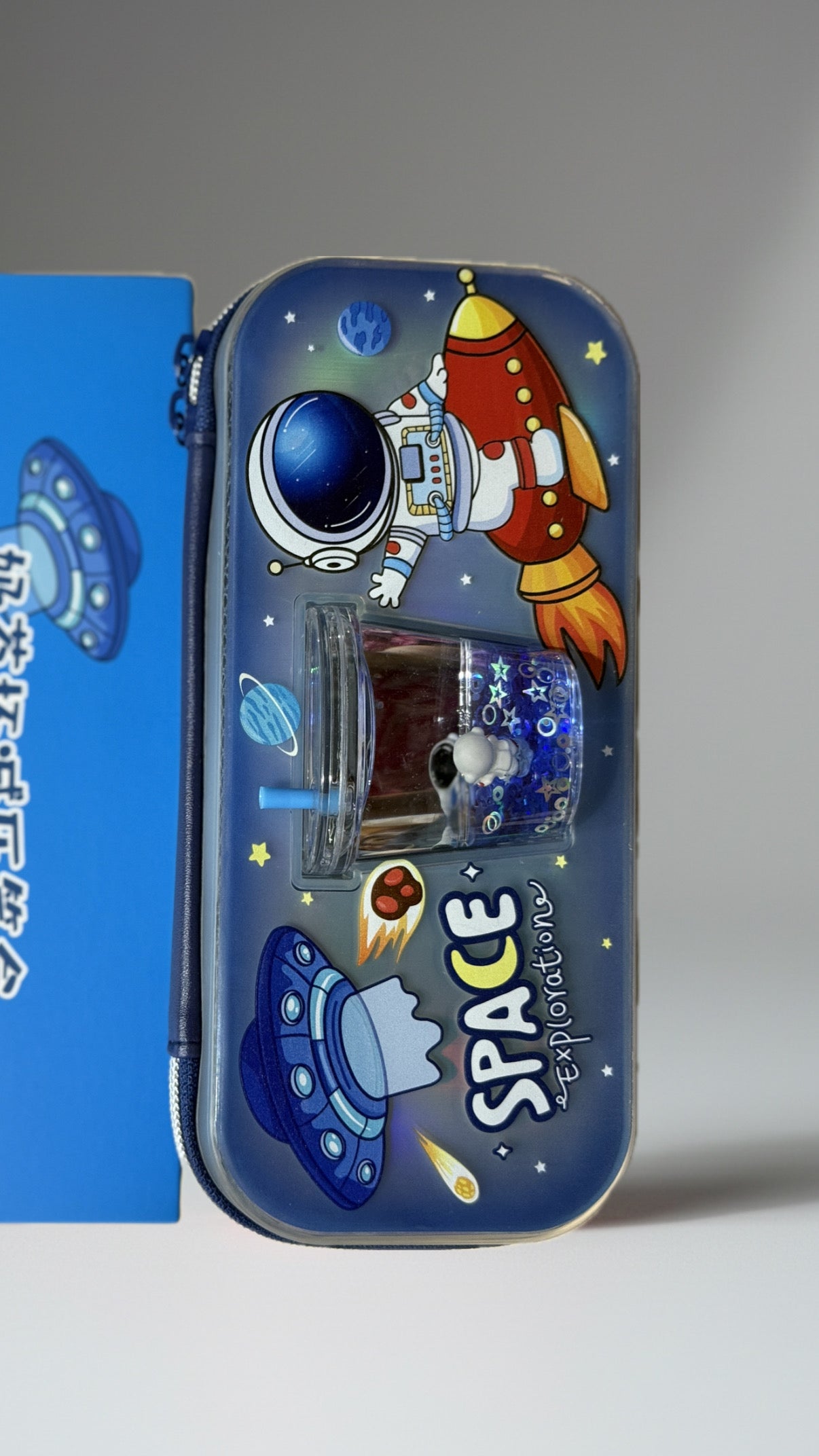 Space Exploration Astronaut Pencil Case