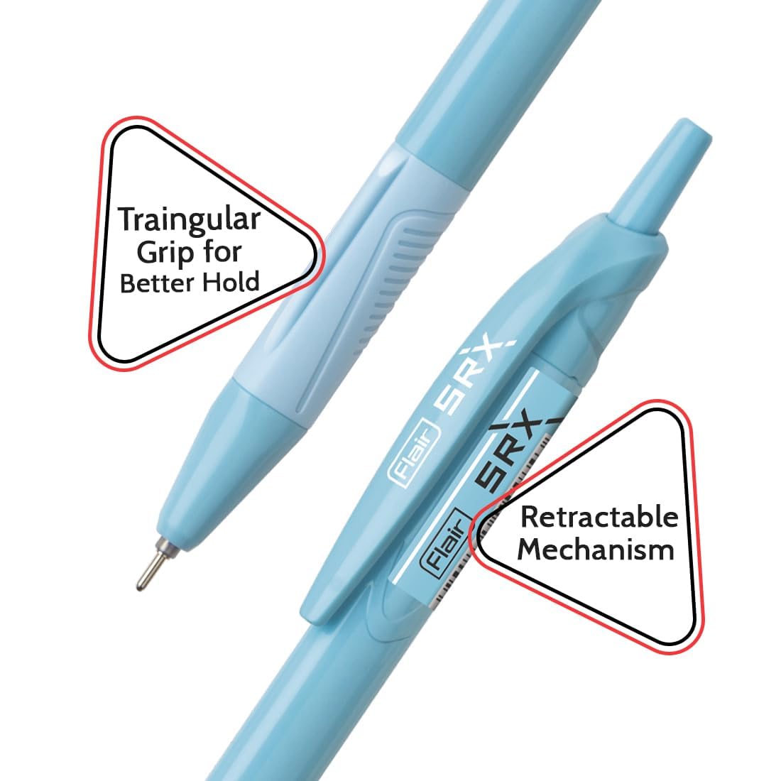 FLAIR SRX 0.7mm Retractable Ball Pen