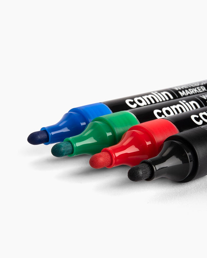 Camlin White Board Bold Marker Pen-( Black Pack of 4)