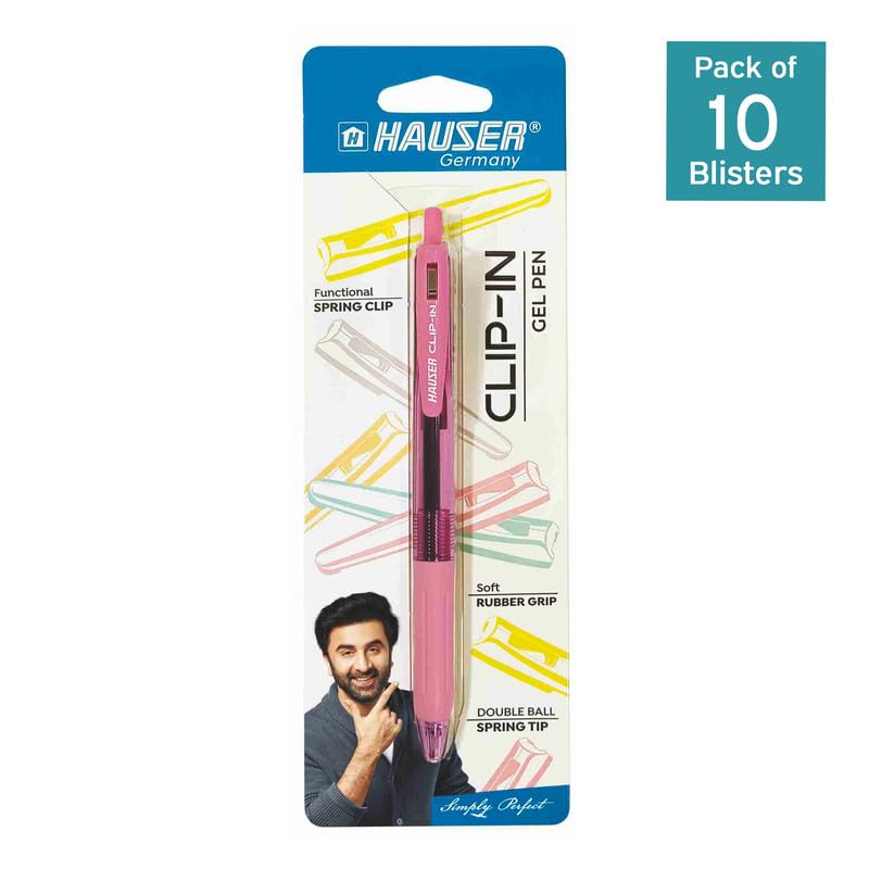 Hauser Clip In Retractable Gel Pen