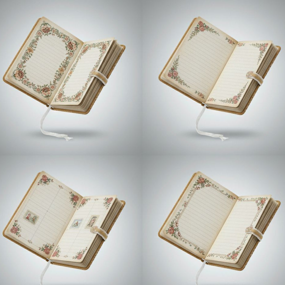 Peacock King Magnetic Lock Style Diary