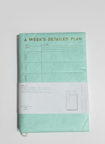 Weekly Detailed Planner Style Diaries