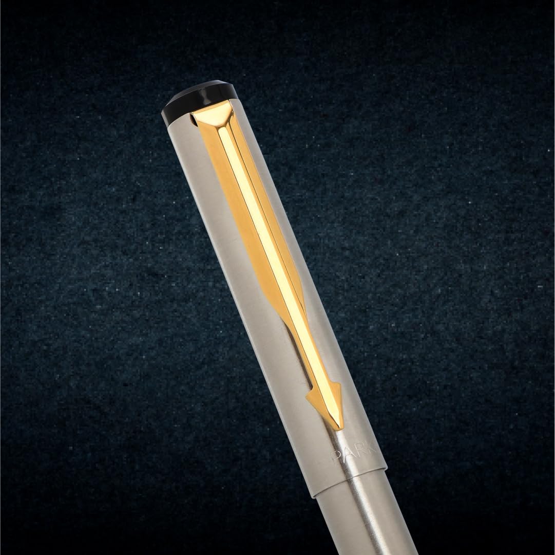 Parker Vector GT Ball Pen, Stainless Steel