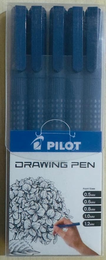 Pilot Fine Line Drawing Pen (Pack of 5)