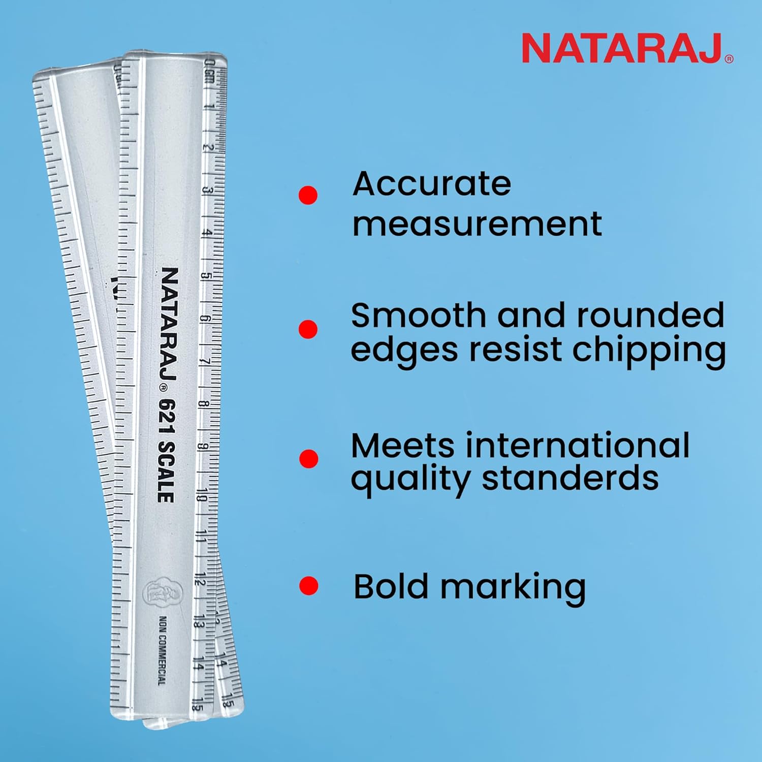 Nataraj Scale 15 CM