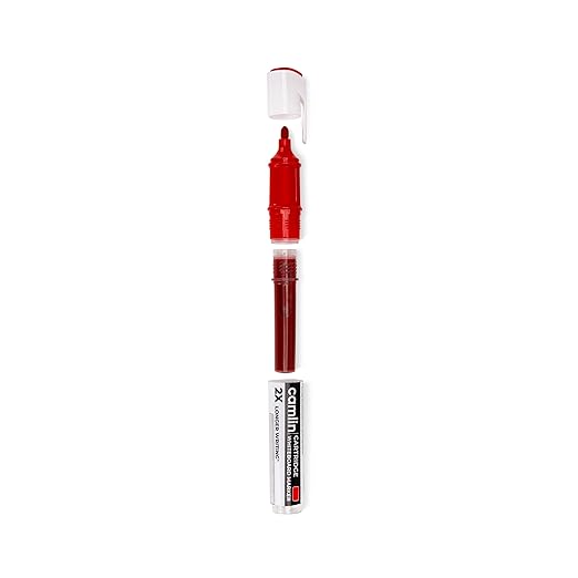 Camlin Cartridge White Board Marker pack of 5 - RED