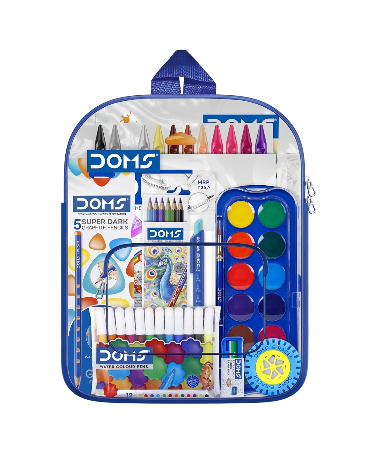 Doms Smart Kit | Comes With Transparent Zipper Bag | Perfect Value Pack