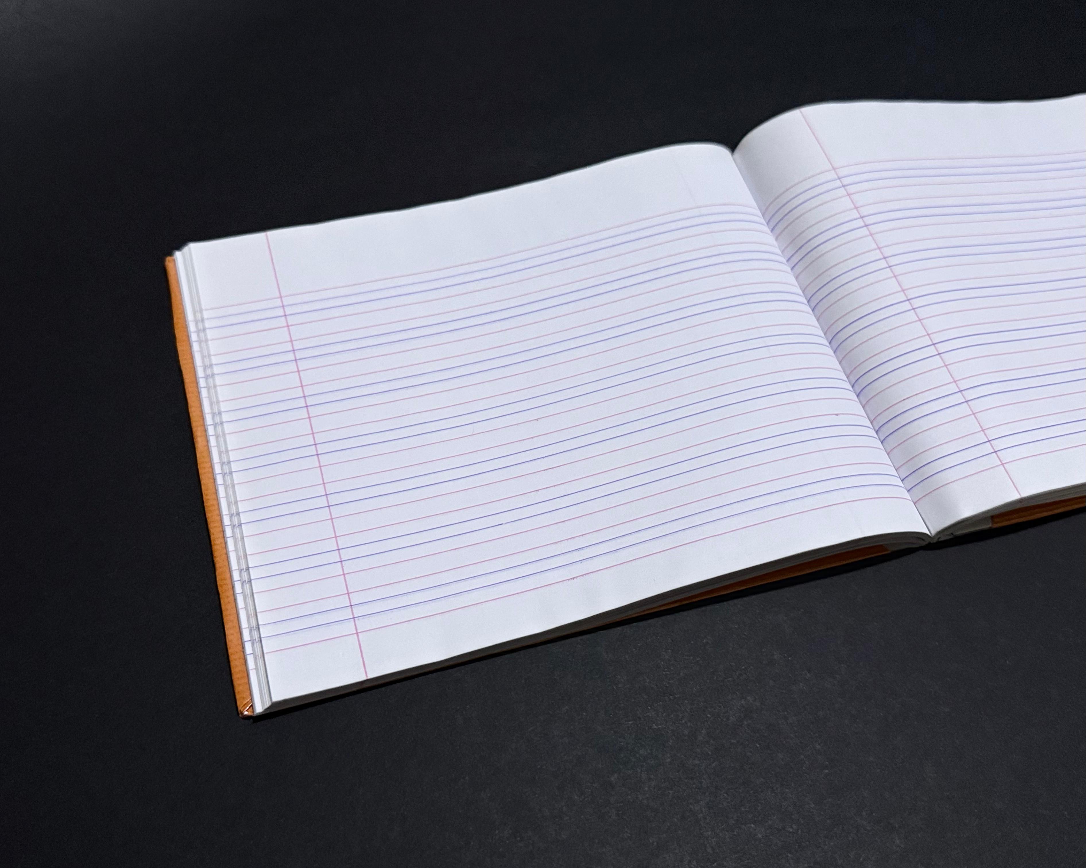 XAV- Hard Bound Four Line Notebook