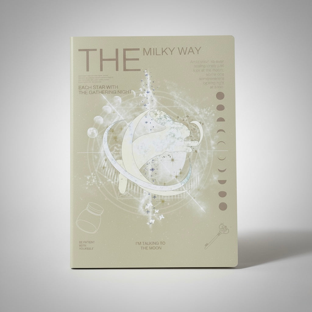 Lunar Echoes Fancy Big Size Diary