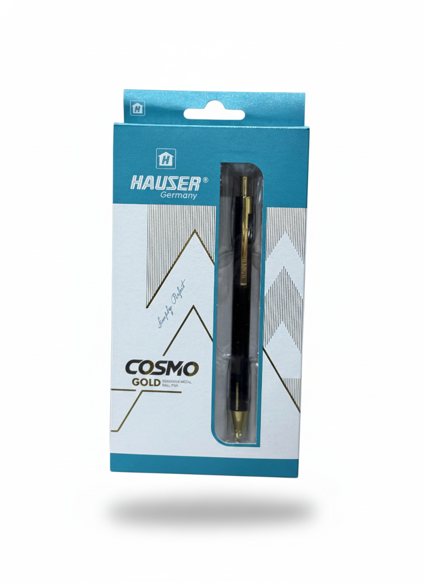 Hauser Cosmo Gold Ball Pen – Elegant & Luxurious Writing