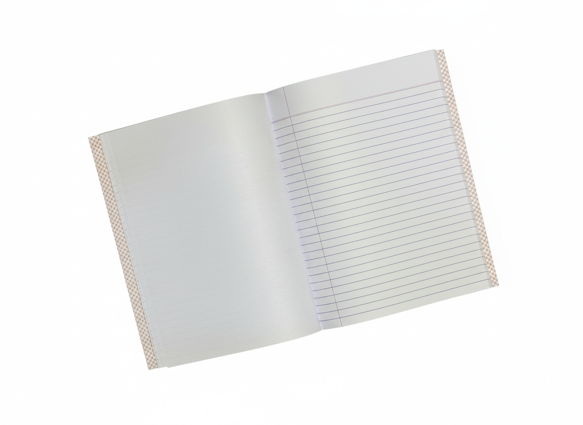 Single Line Interleaf Notebook