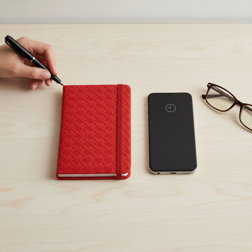 Crimso Weave Pocket Diary