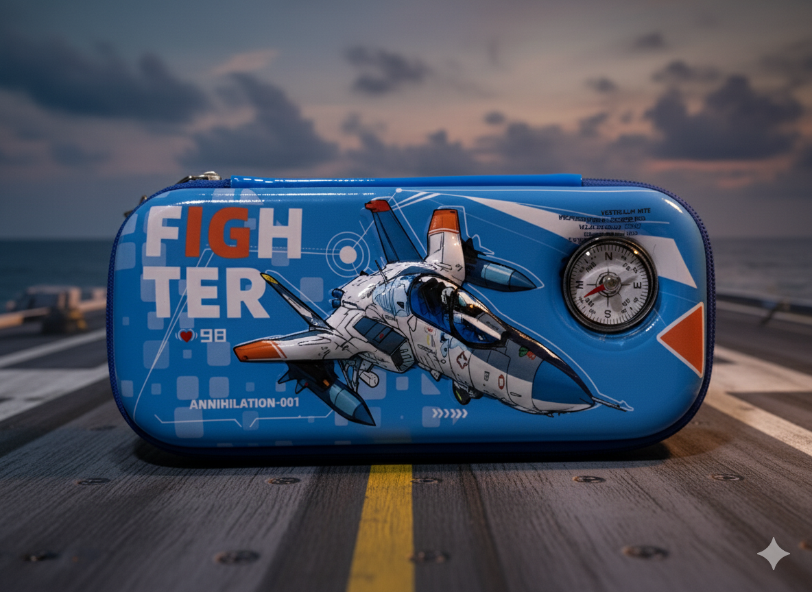 Air Fighter Exploration Pencil Case