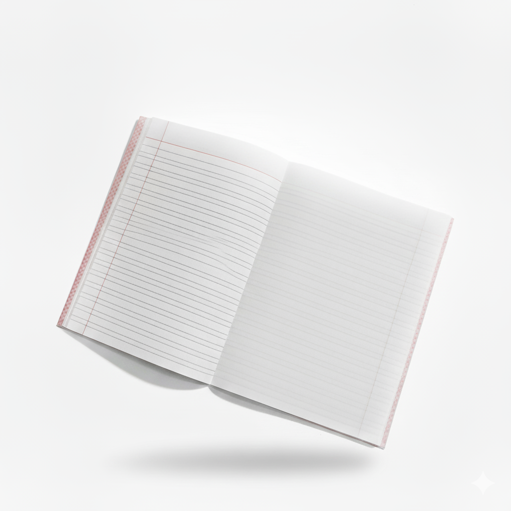 MC- Double Line Interleaf Notebook