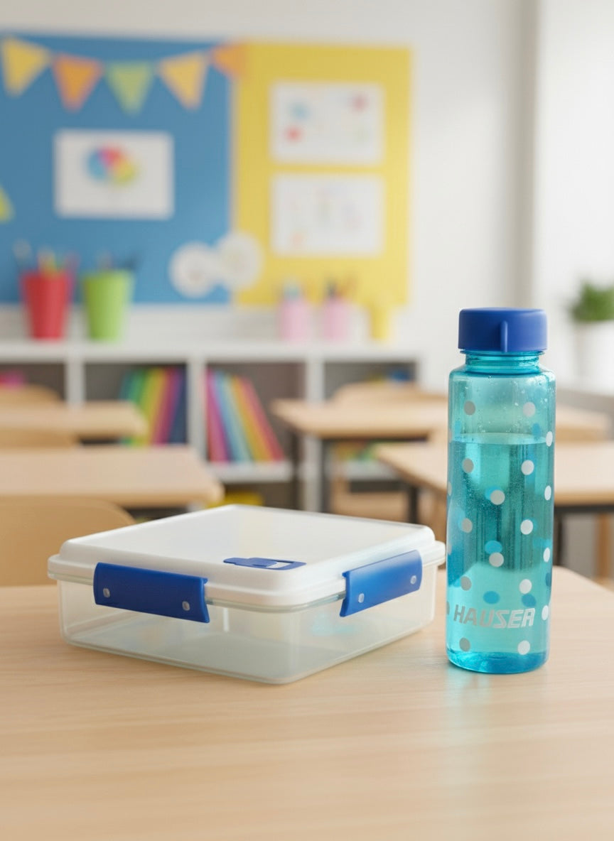 Hauser Lunch Box & Water Bottle Combo Set