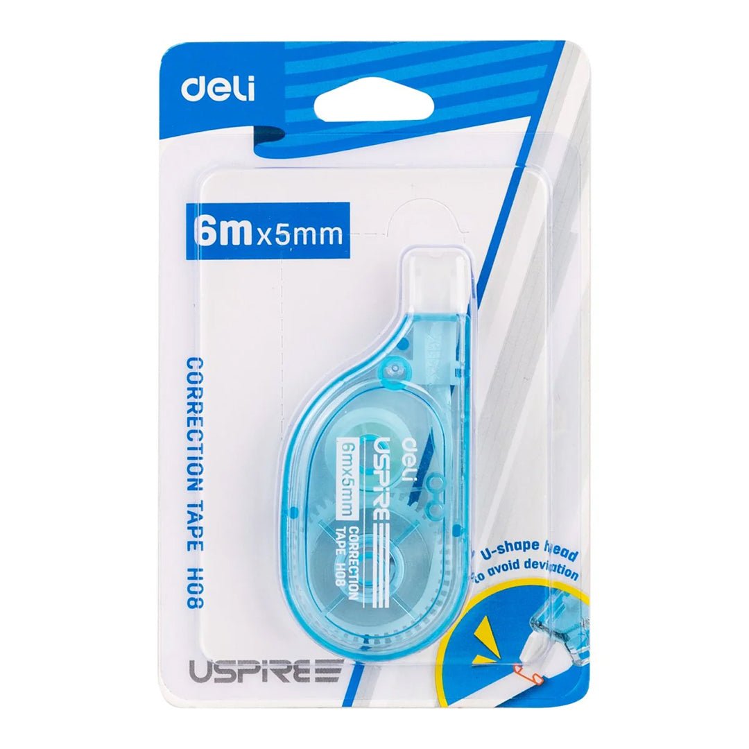 Deli USPREE H08 Correction Tape - 6m x 5mm