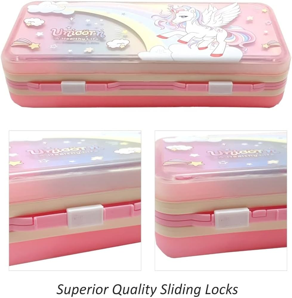 Majestic Unicorn Double-Sided Pencil Case