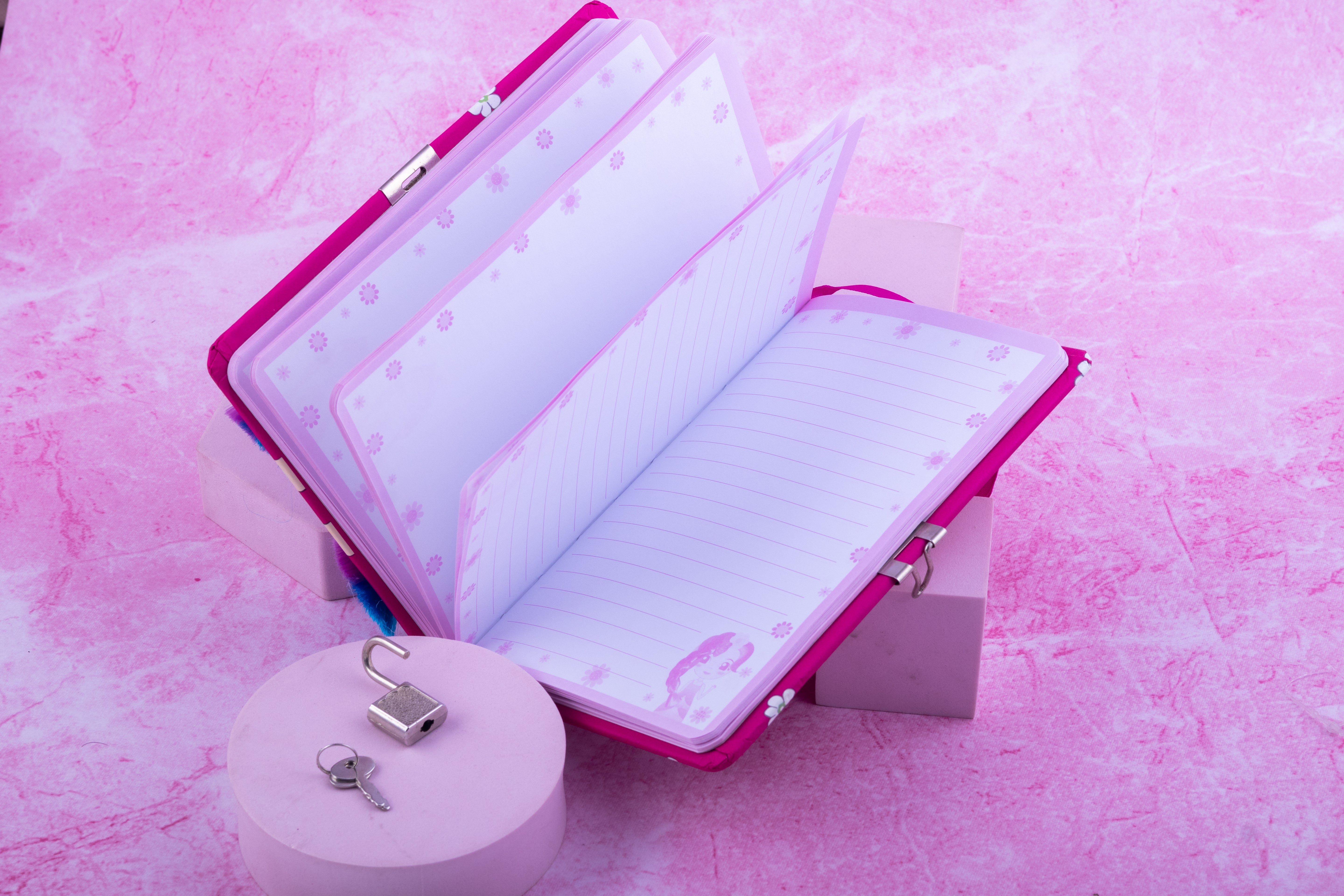 Princess Braided Hair Lock Diary