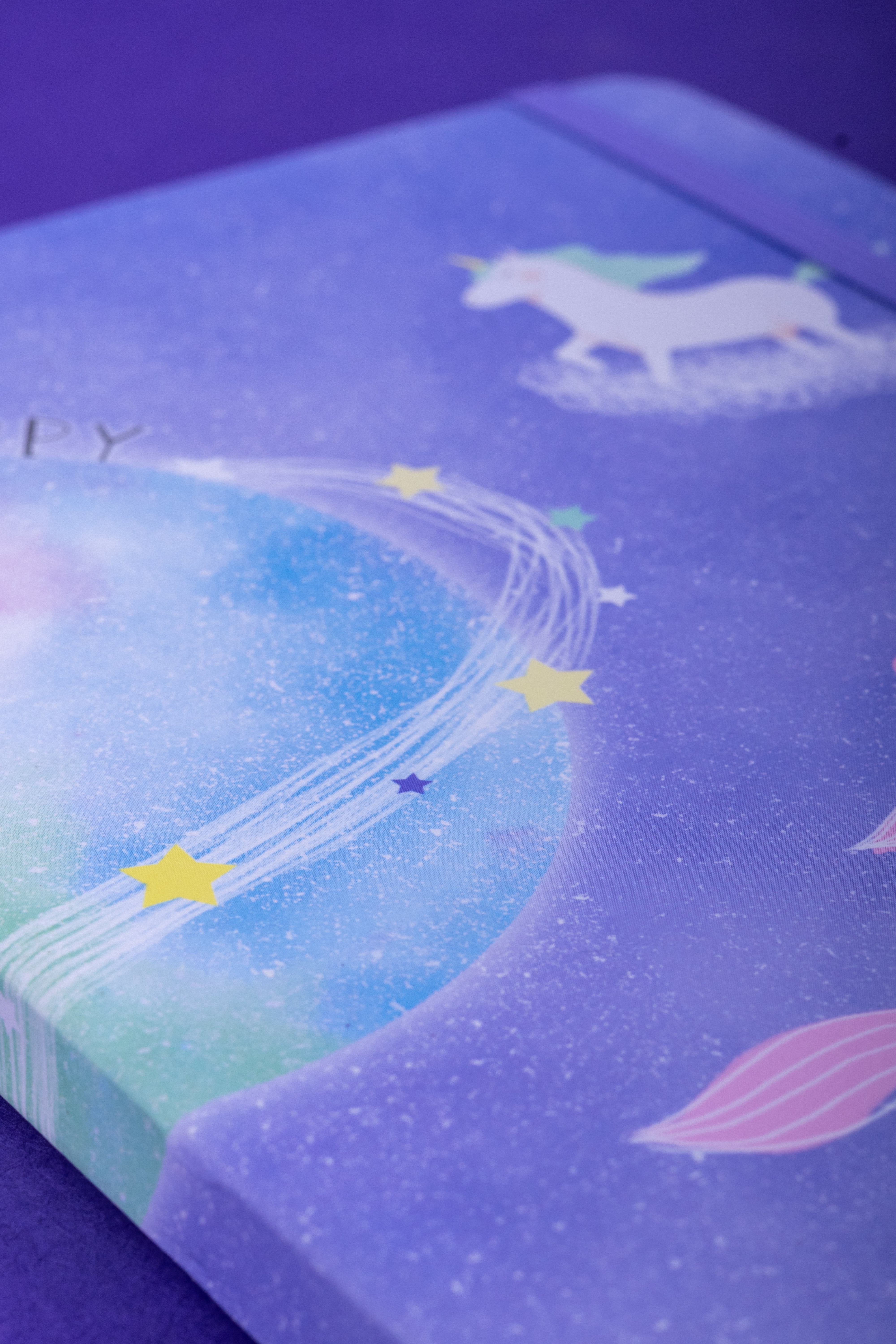 Unicorn Print Style Fancy Cover Diary