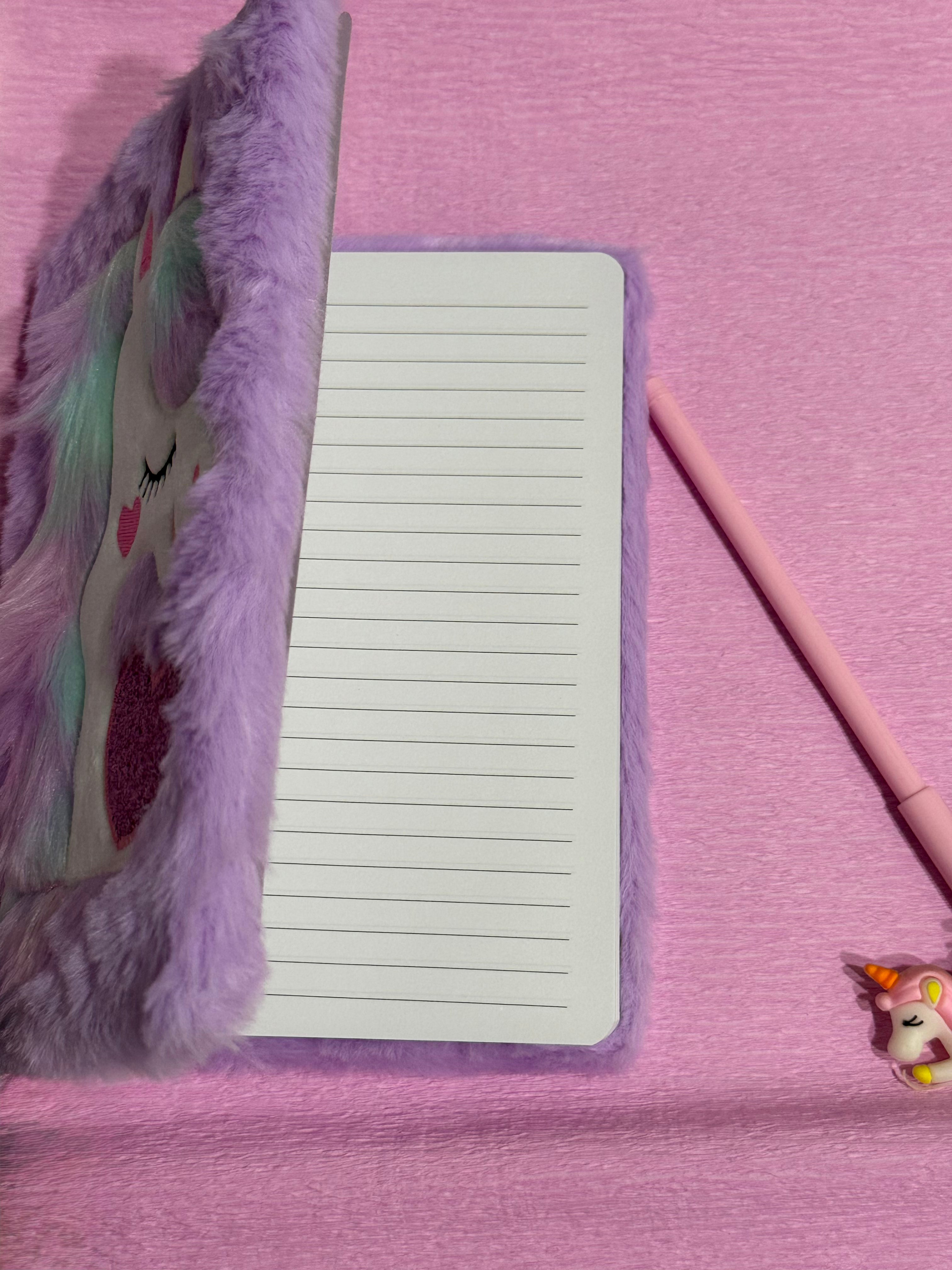 Magical Unicorn Plush Diary