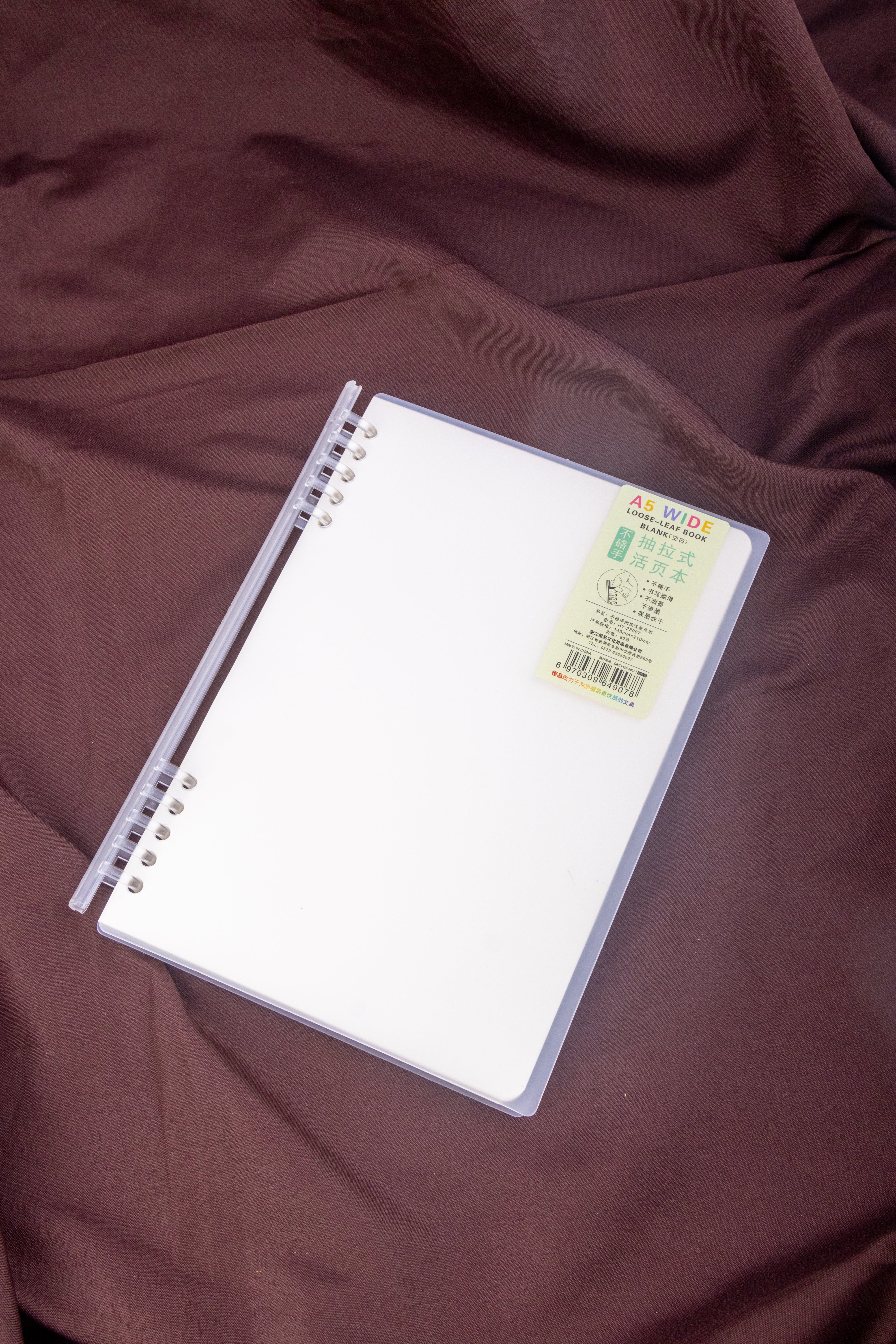 Transparent Cover Diary