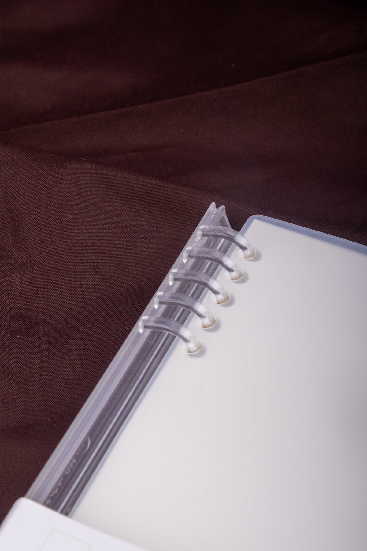 Transparent Cover Spiral Style Diary