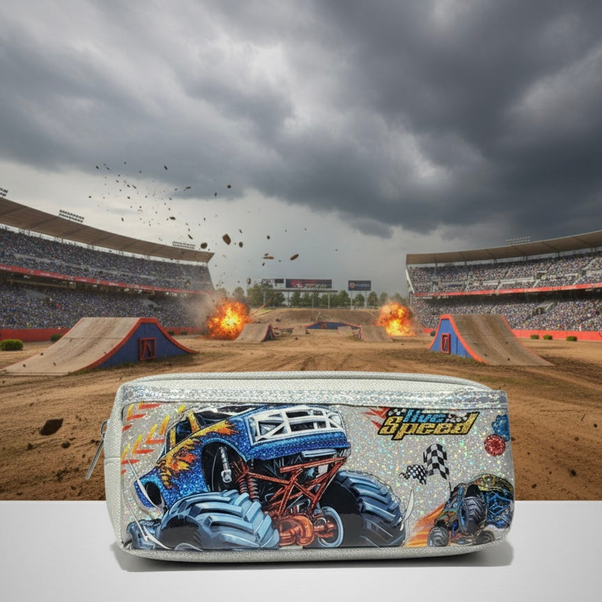 Monster Drive Pencil Pouch