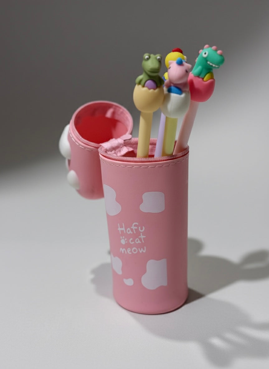Hafu Cat Paw Silicone Pencil Pouch