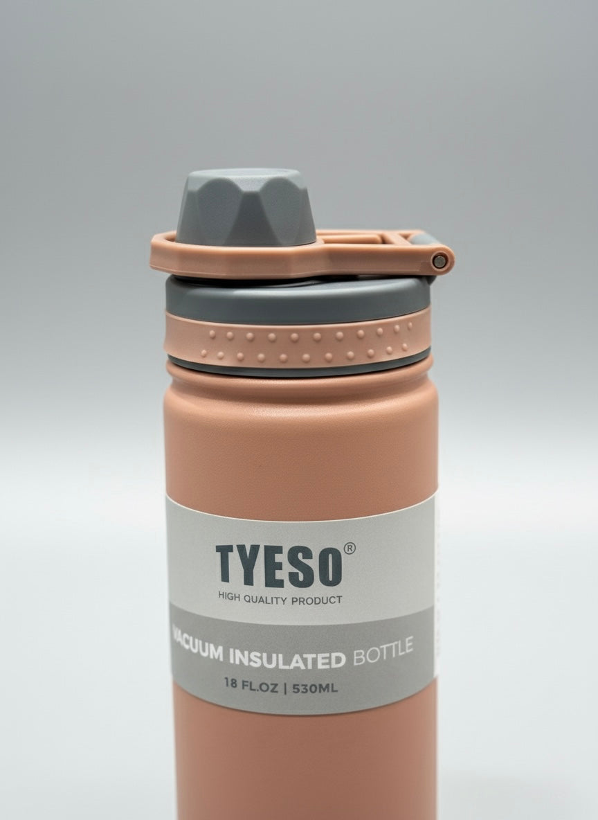 TYESO Modern Insulated Bottle with Spout Lid
