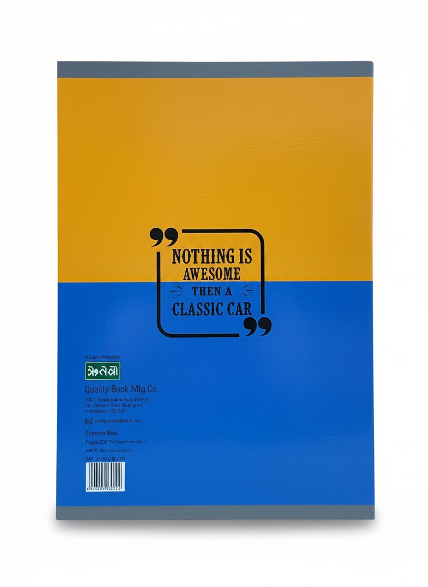 A4 Crystal Notebook - Legendary Hot Rod Riders California