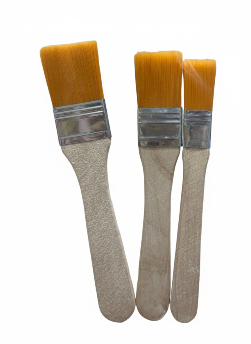 3 Pcs Gesso Paint Brushes