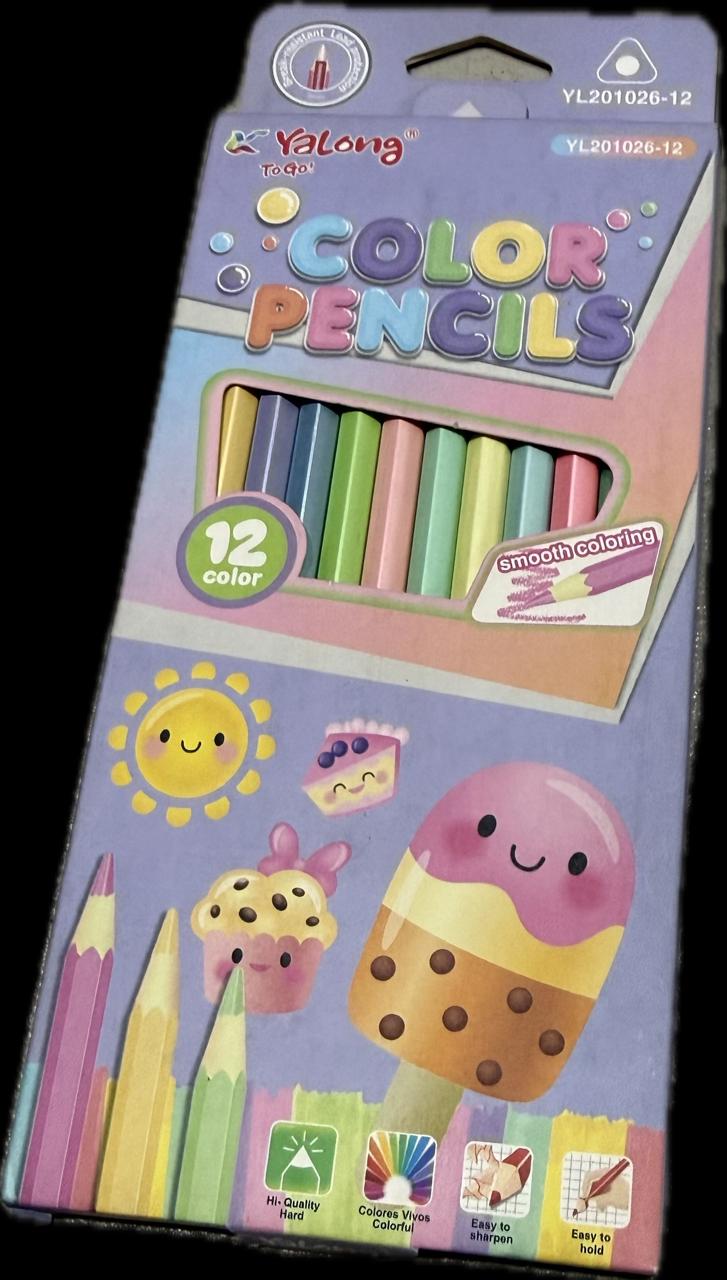 12 Shades Fancy Pencil Color