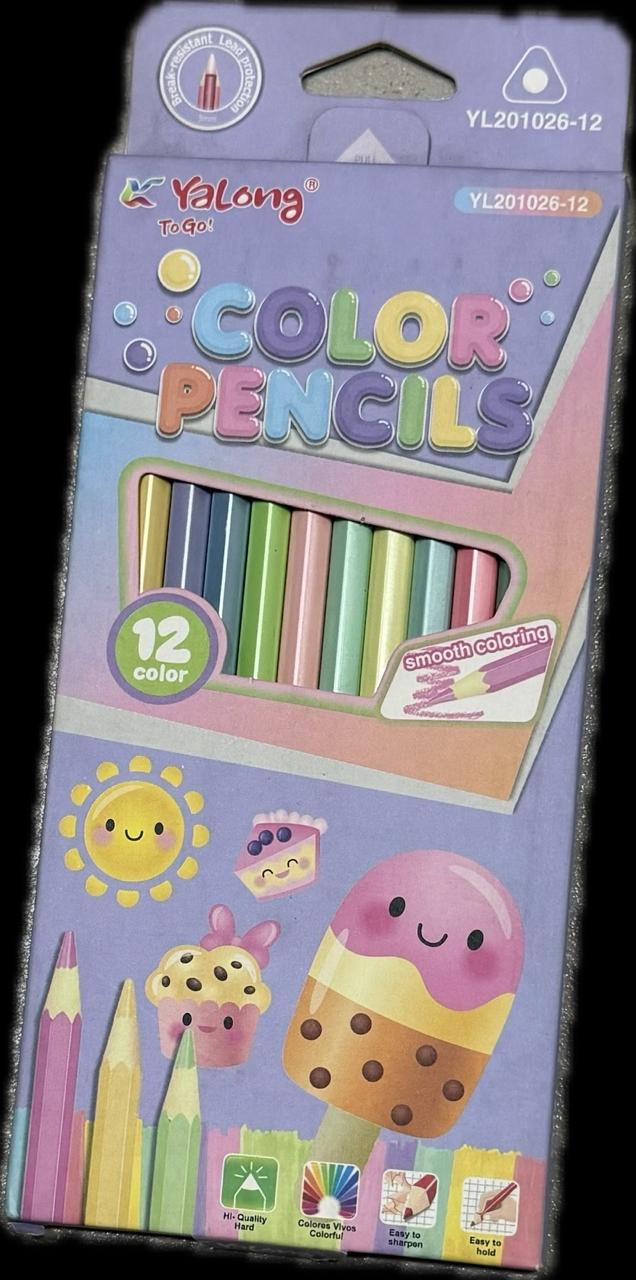 12 Shades Fancy Pencil Color