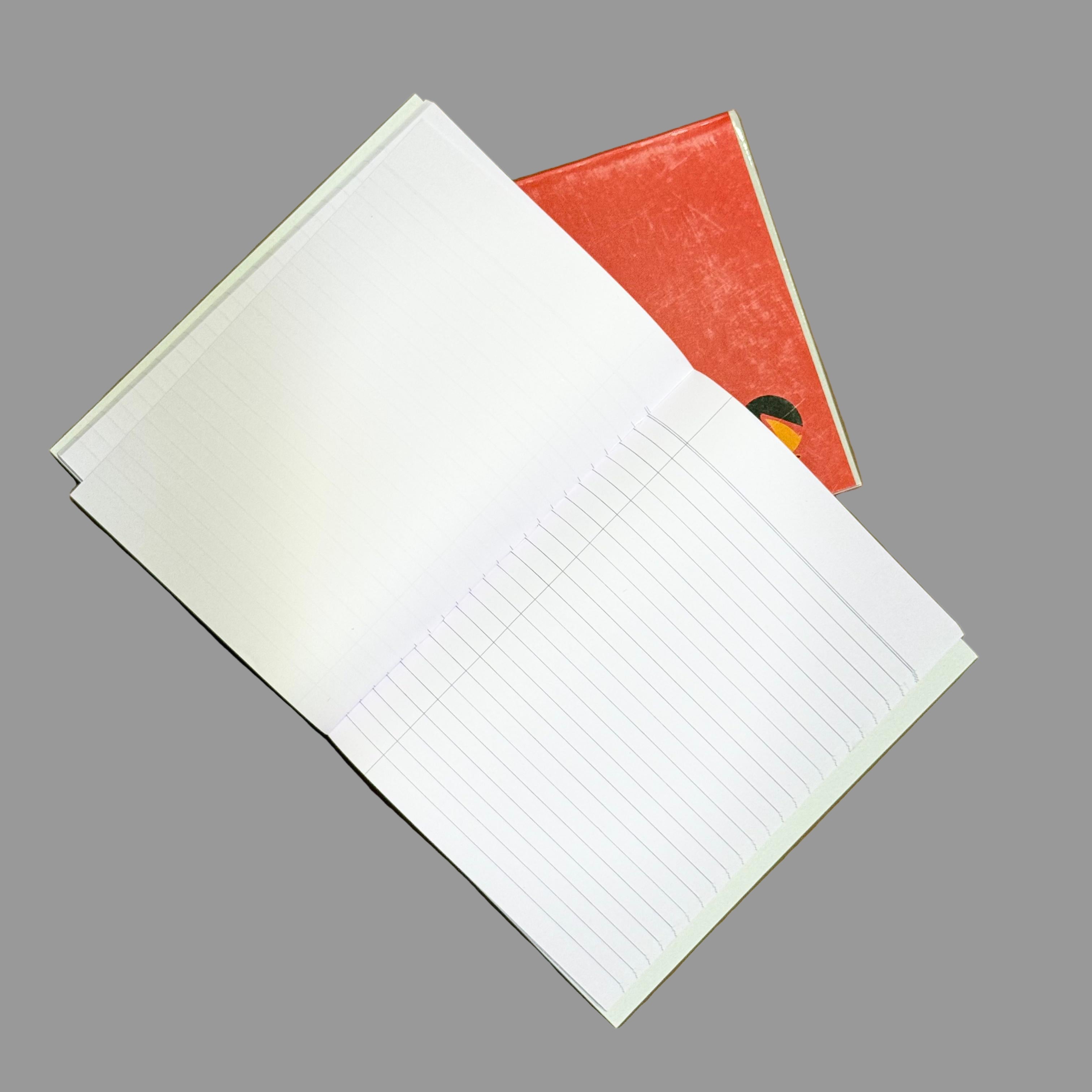 XAV- Single Line Hard Bound Interleaf Notebook