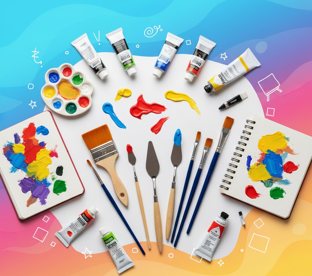 Brushes & Palette Knives