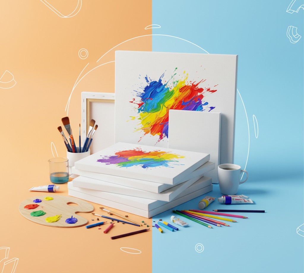 Canvas Pads and Board