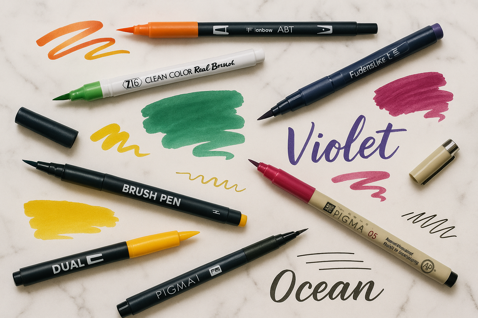 Brush Pens & Fine Liners