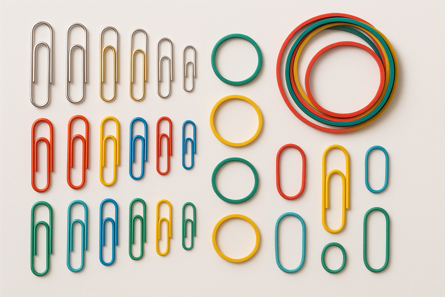 Paper Clips & Rubber Bands