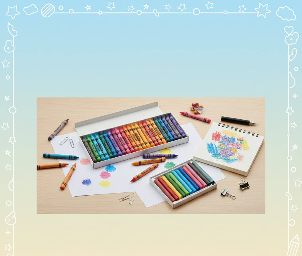 Crayons & Oil Pastels