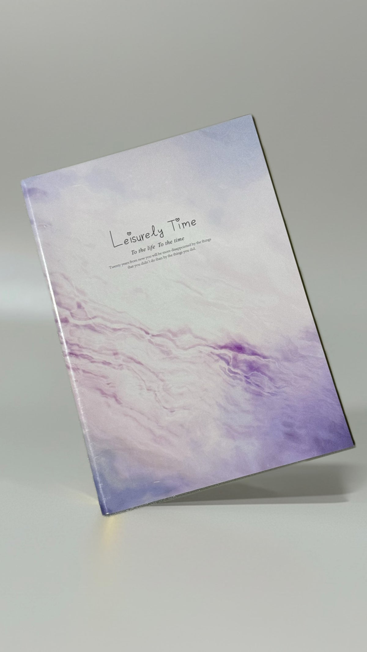 Leisurely Time Soft cover Fancy Style Diary