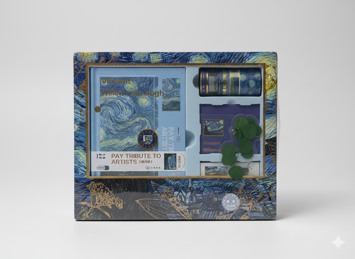 Van Gogh "Starry Night" Aesthetic Diary