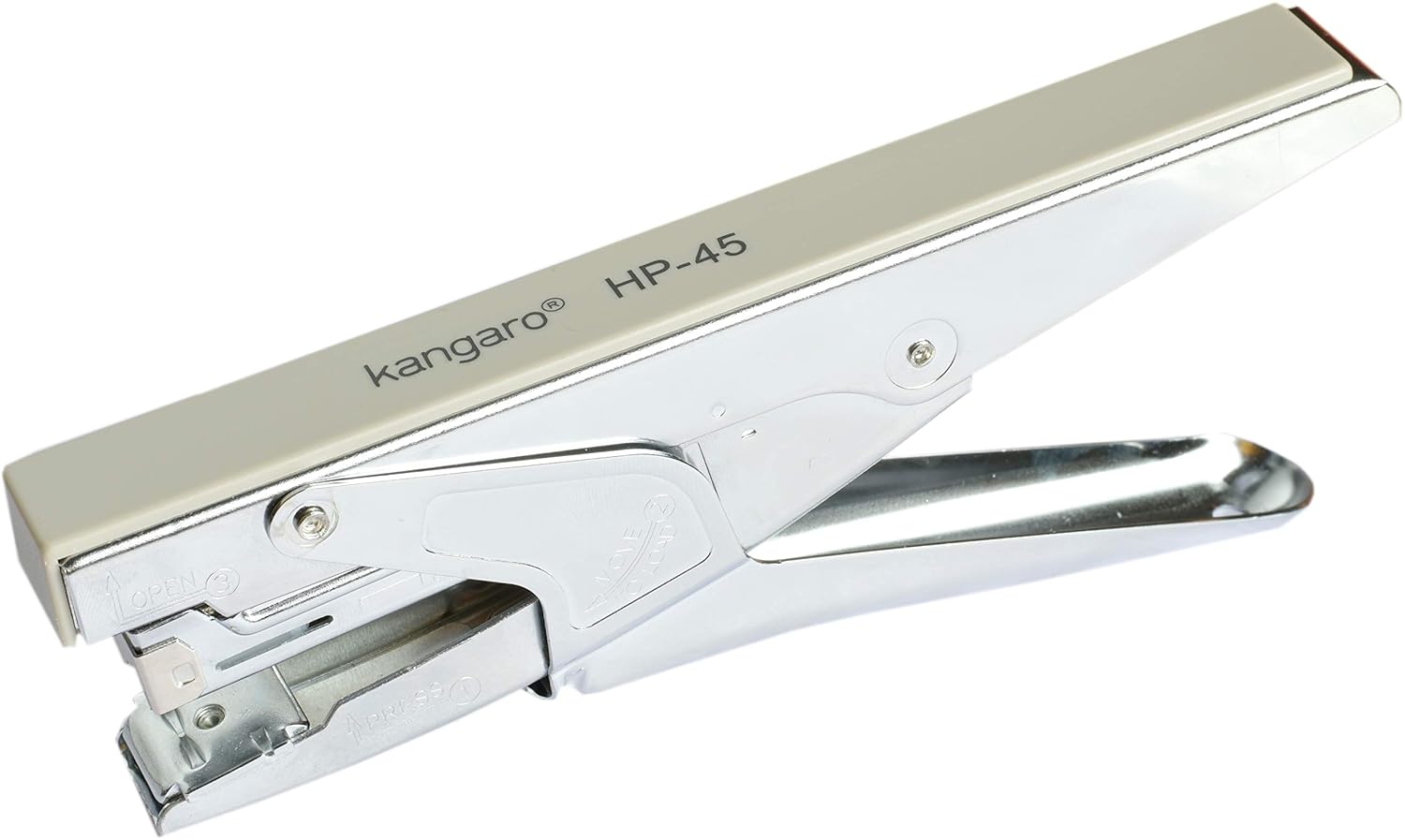 Kangaroo HP-45 All Metal Stapler, Standard Stapler with Quick Loading Mechanism
