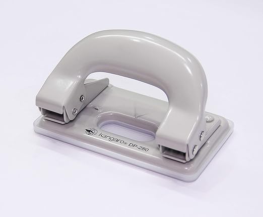Kangaroo Desk Essentials DP-280 2 Hole Metal Classic Mini Paper Punch |