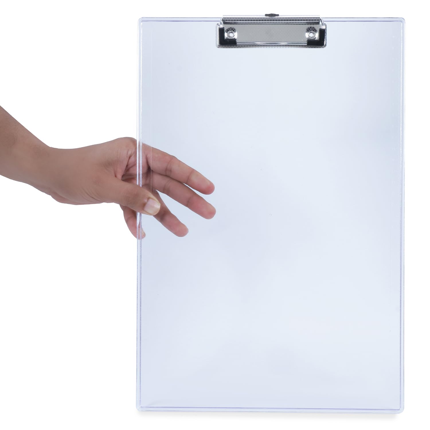 Mapped Transparent Acrylic Unbreakable Premium Quality Clipboards/Exam Pad/Writing Pad