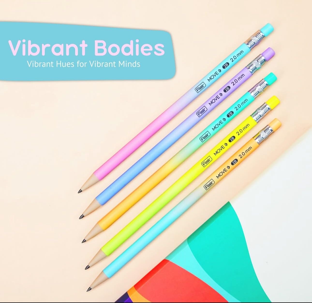 Flair Move 2.0mm Mechanical Pencil Set of 10