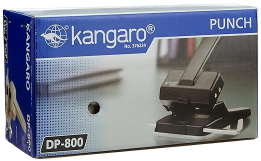 Kangaroo Desk Essentials DP-800 2 Hole Metal Classic Heavy Duty Paper Punch